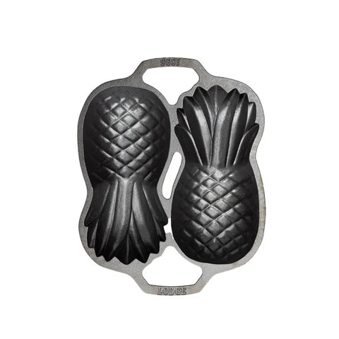 Seasoned Cast Iron Pineapple Pan