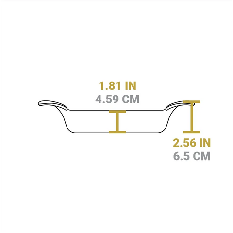 Heat-Treated 36 Ounce Oval Cast Iron Server 