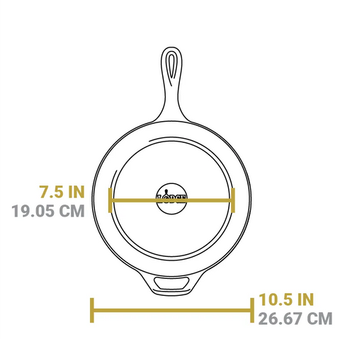 Cast Iron Deep Skillet